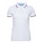 Рубашка поло женская триколор STAN хлопок/полиэстер 185, 04RUS, белый